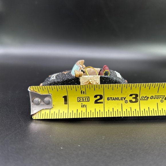 Old School Police Car Open Top Christmas Tree Ornament Holiday Decoration - Picture 8 of 10